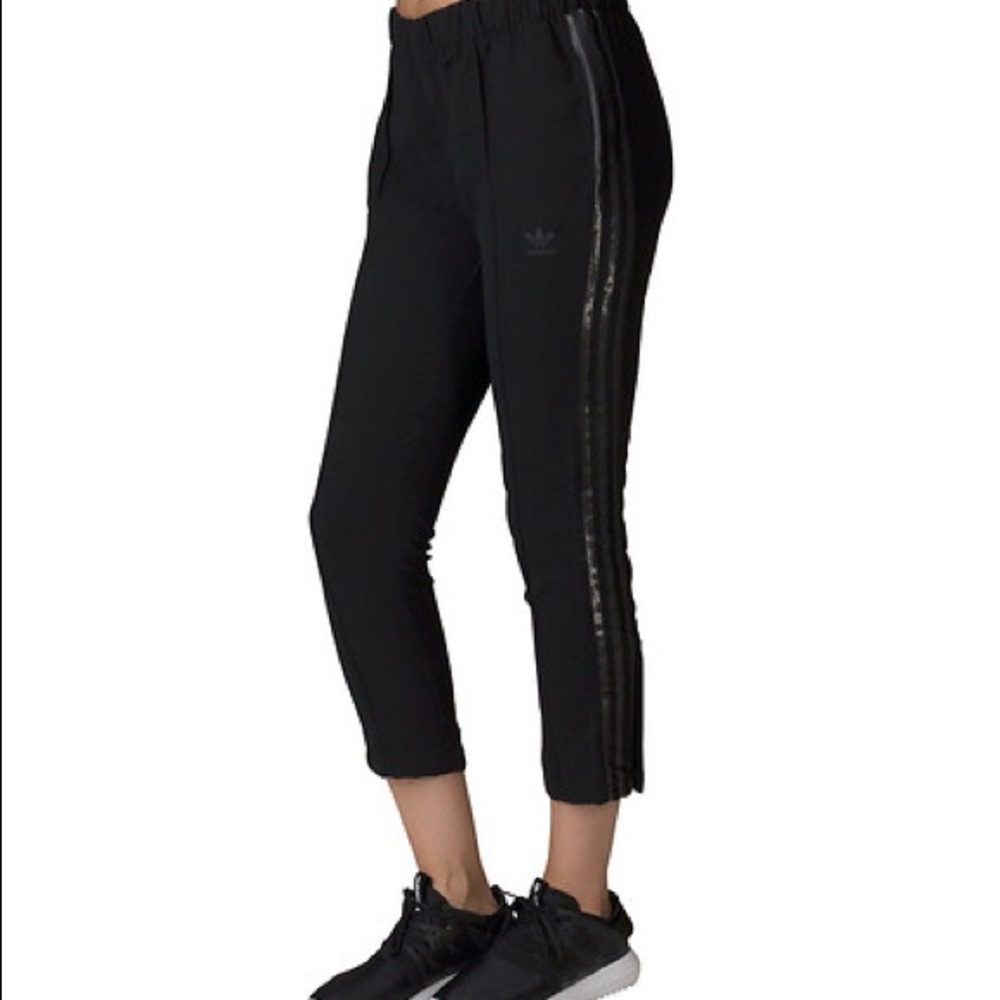 Adidas Originals Cigarette Pants, Slim Cropped